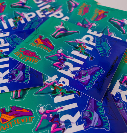 Planche de stickers - escalade